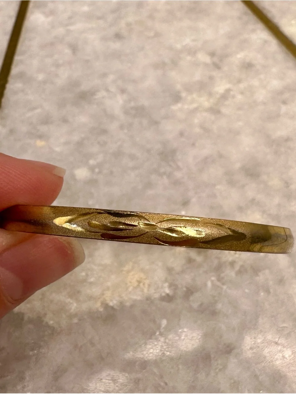 Solid 14k gold children’s bangle